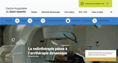 Desktop Screenshot of ch-stquentin.fr